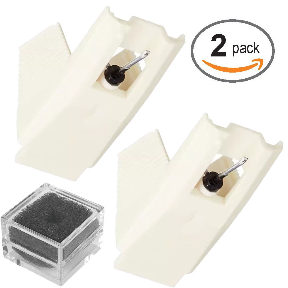 2pcs NEEDLE STYLUS FOR AUDIO TECHNICA AT-90, AT90, AT-91E, AT91E New