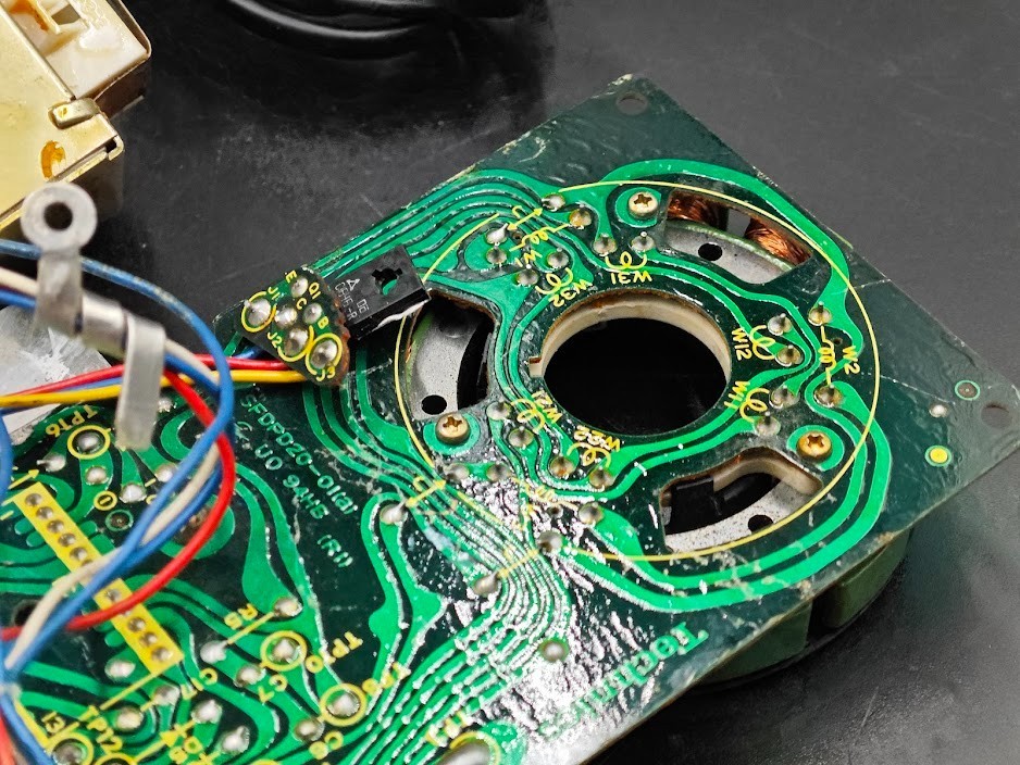 Technics SL-D2 SFDPD20-01(a) Direct-Drive Motor Main Board Power Section Working