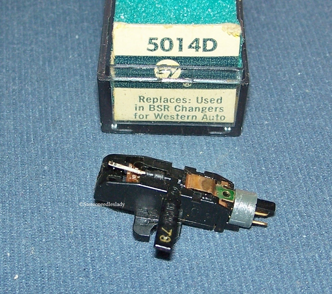 CARTRIDGE NEEDLE Electro Voice EV 5014D BSR Changers for Astatic 657D 657