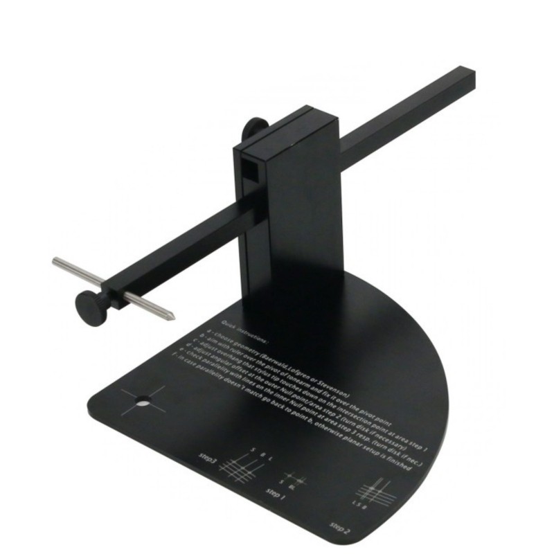 Vinyl LP Turntable Alignment Protractor For Phono Record Player Cartridge Stylus