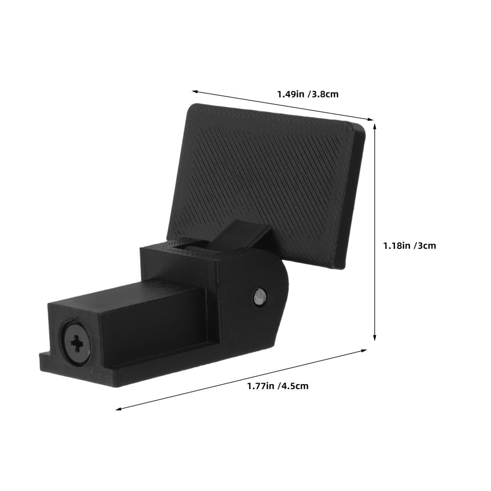 2Pcs Reusable Turntable Dust Cover Hinges Black for Vinyl Player Repair