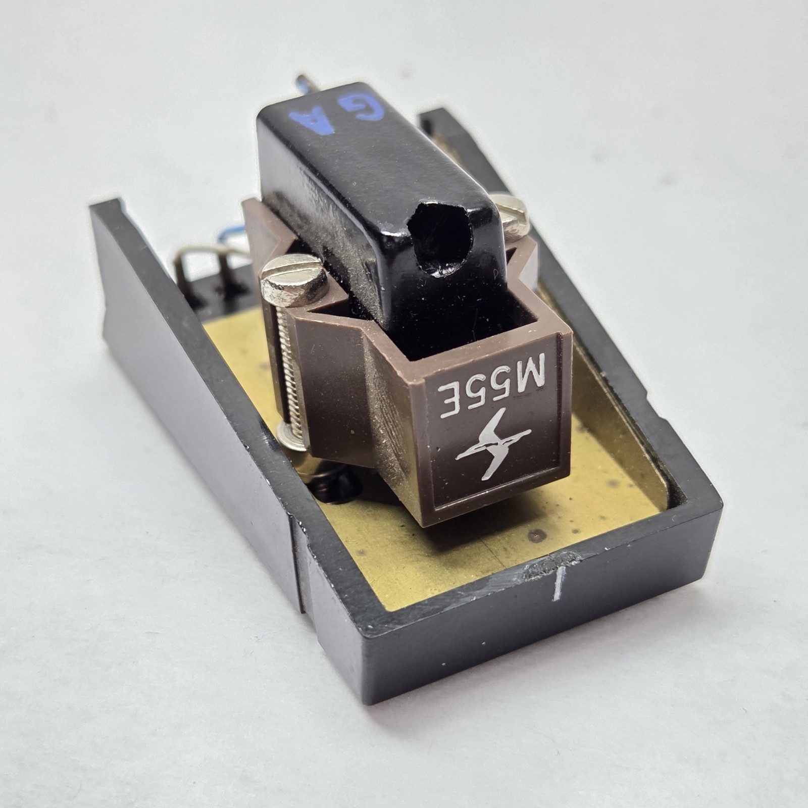 Vtg Shure M55E Cartridge Stylus with Dual 1019 Turntable Sled OEM Genuine GA