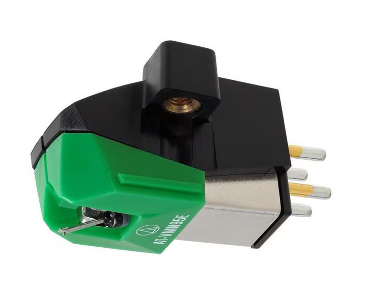 Audio-Technica AT-VM95E Dual Moving Magnet Cartridge Elliptical Stylus Green