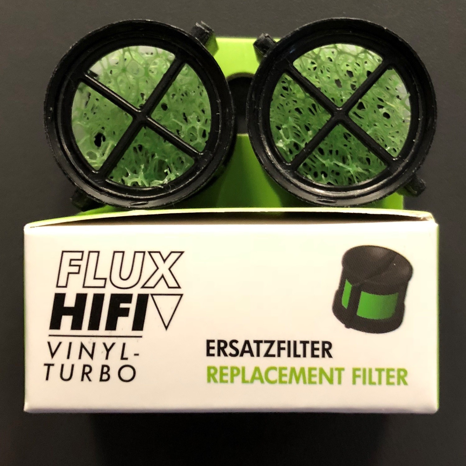 Flux-Hifi Vinyl Turbo – Original Replacement Filter (2 Pieces) New