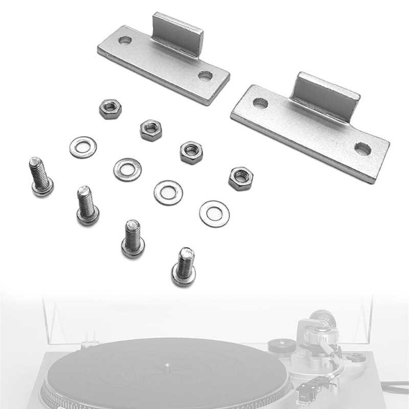 Repair Tabs Hinge Brackets Turntable Dust Cover for Technics SL-D1 SL-B1 SL-DD2