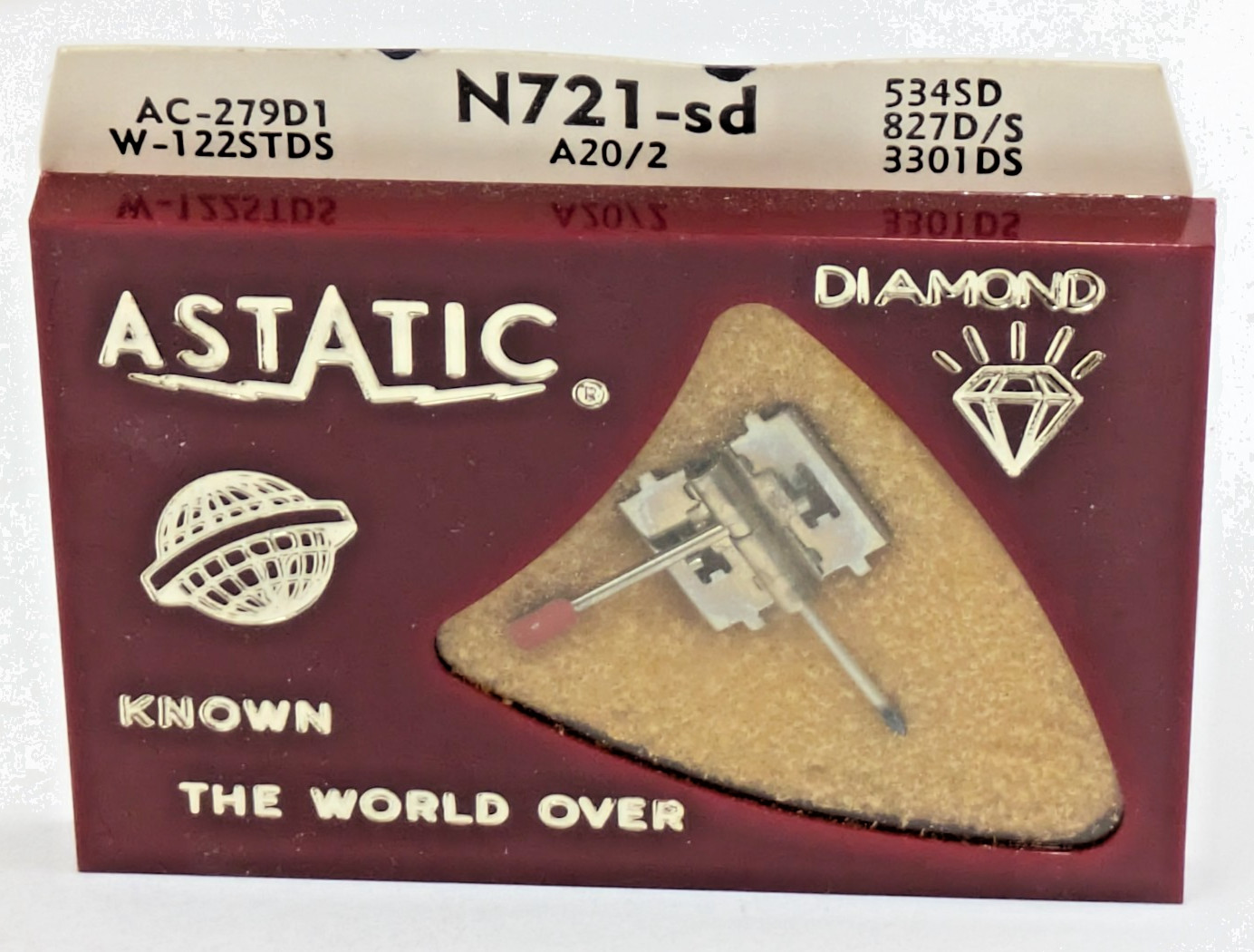 Astatic N721-sd Diamond Needle Stylus Telefunken-A20/2 AC-279D1 534DS 827D 3301