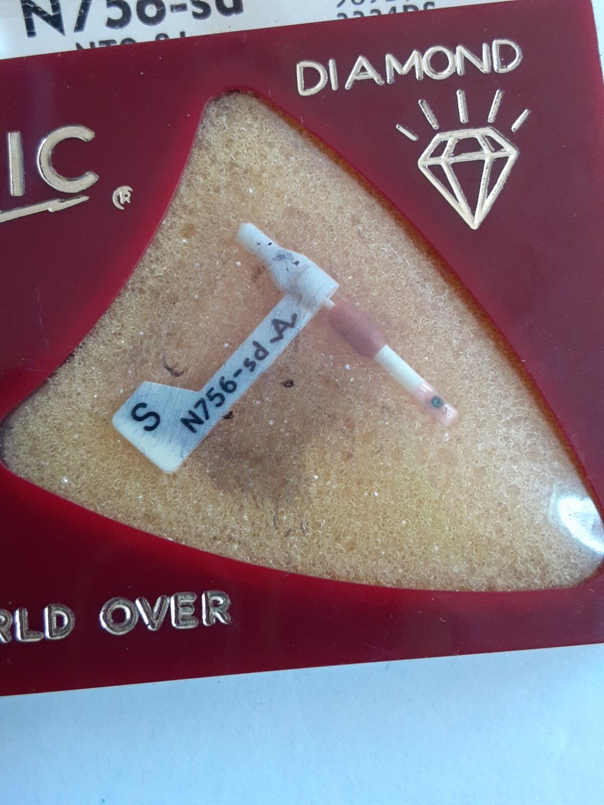 🌴 NOS Astatic N573-SD Diamond/Sapphire RECORD PLAYER NEEDLE