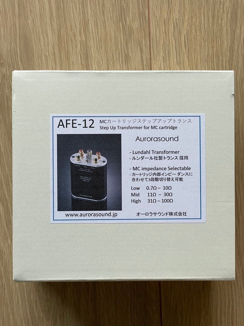 Aurorasound AFE-12 MC Step-Up Transformer | High-End Phono Audio Japan