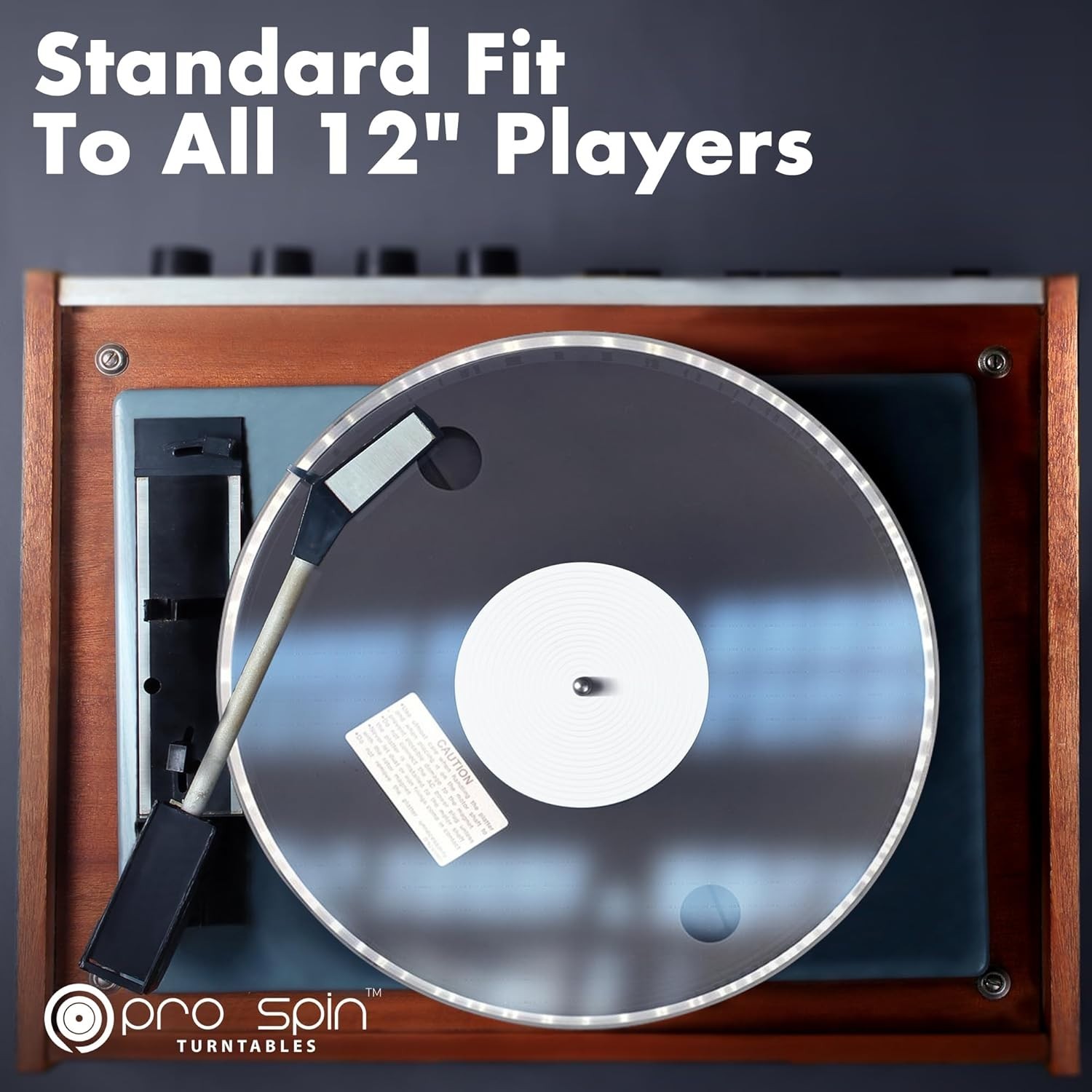 Professional Antistatic Vinyl Turntable Mat – 12″ Slipmat with Noise Reduction