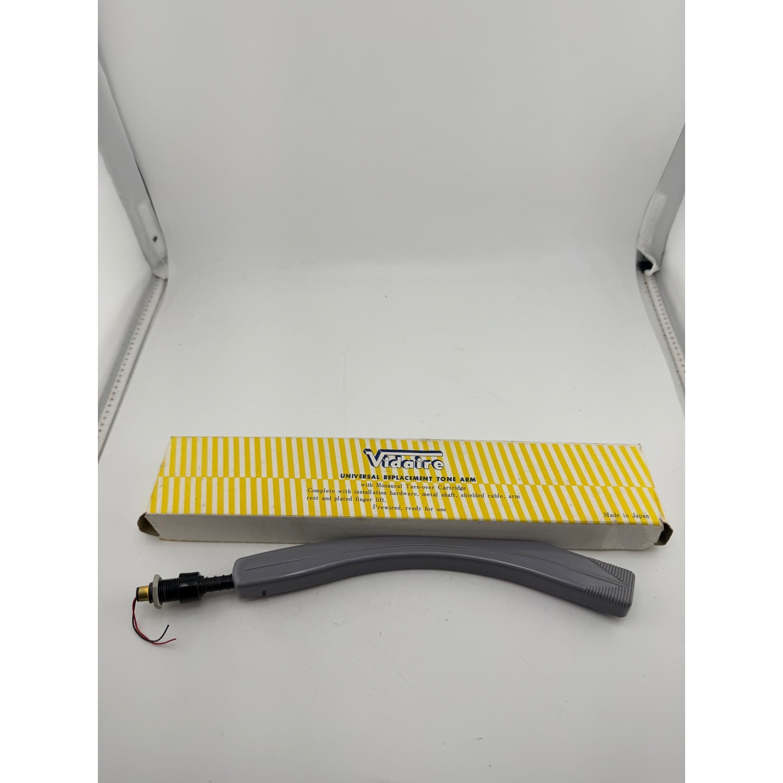 Vidaire Universal Replacement Tone Arm MA-5 Monaural Turn-over Cartridge Japan