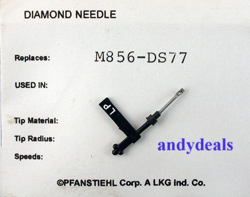 PHONOGRAPH NEEDLE M856-DS77 for Tetrad 73D 73S 93D 93S 8-73D-240-3 3-93D-W6