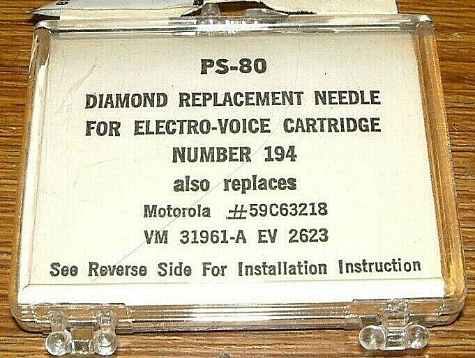 Phonograph NEEDLE 367-DS77 for EV EV194D EV2623DS N319sd 835DS E-20XSD W-307STDS
