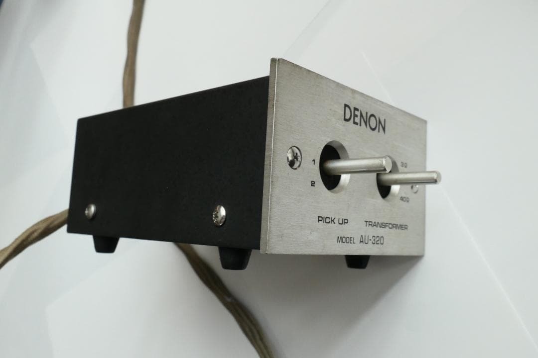 DENON AU-320 MC Step Up Transformer Phono Cartridge Pickup w/ Manual Tested