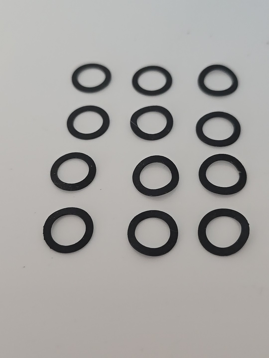 Phonograph Headshell Washers Neoprene 12 Pcs In Package ADC quality