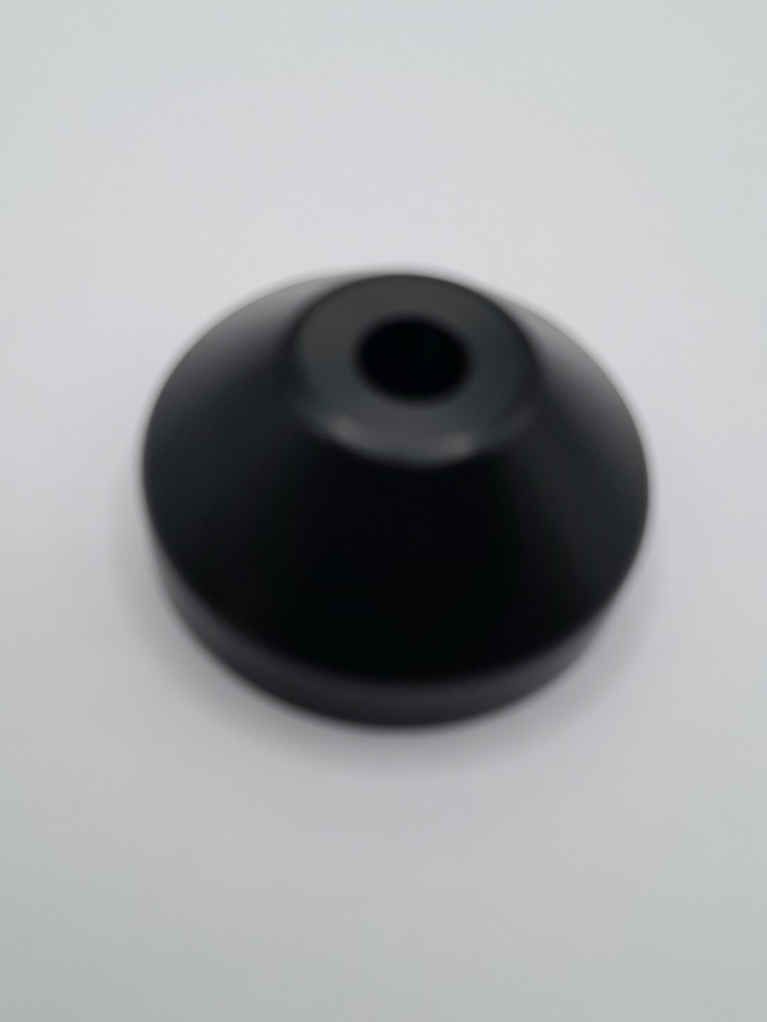 45 rpm Record Adapter Black Color Dome solid Aluminum for 7″ Inch Vinyl Records