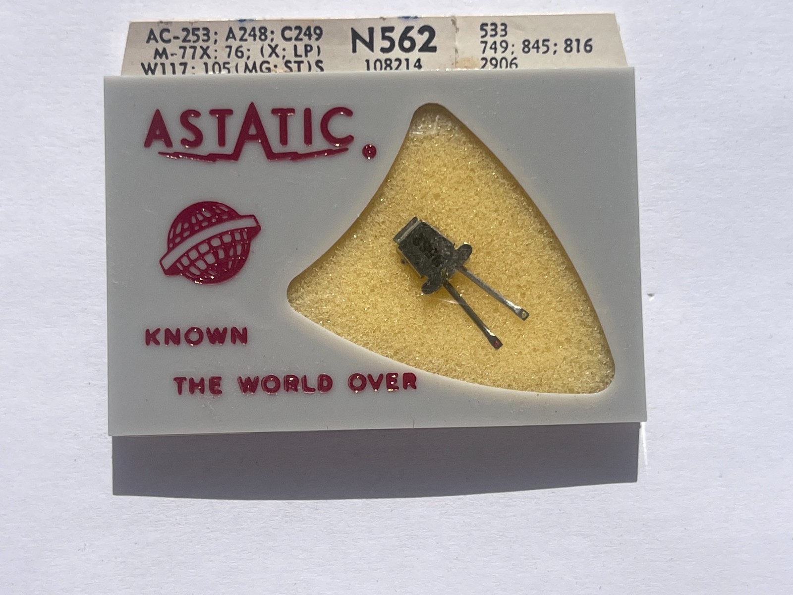 Phonograph NEEDLE N562 533-SD for RCA 108215 RMP-200 106770-A, PS-16 643-SS73