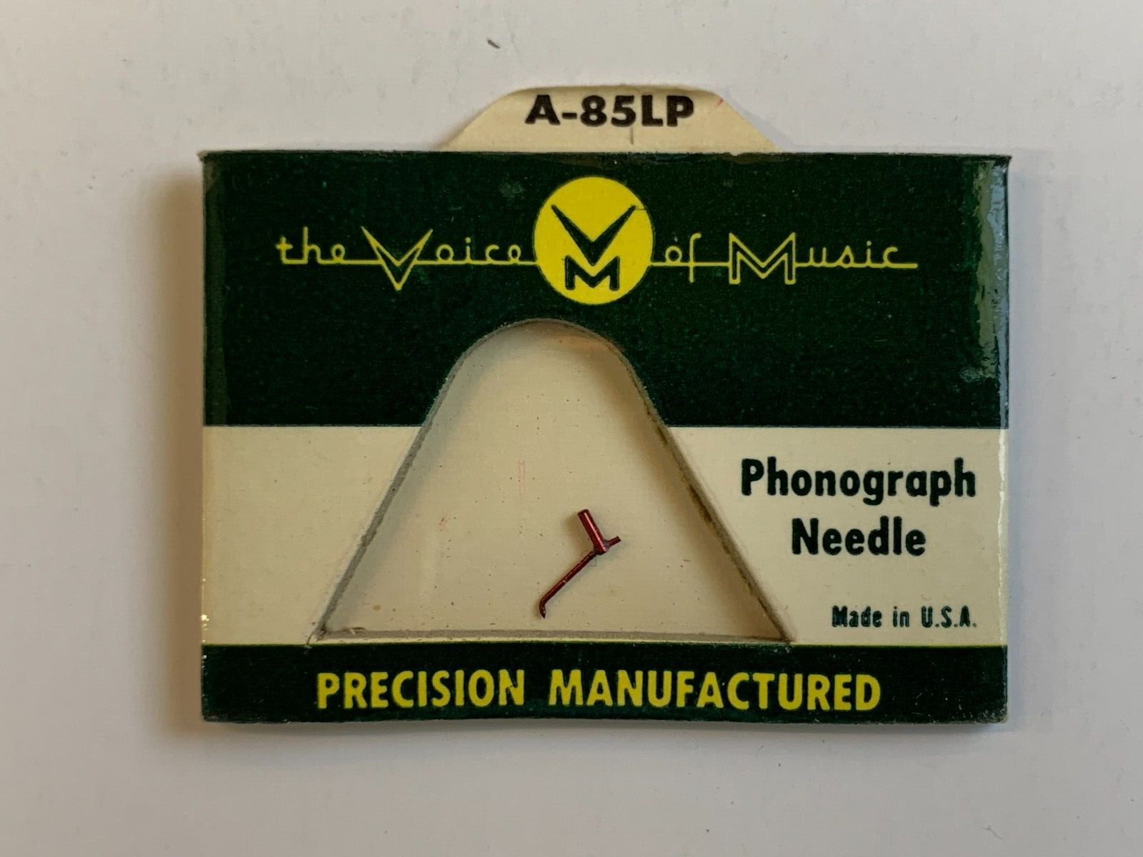 Box of 82 Vintage VOICE OF MUSIC Phonograph Needles New Old Stock A-85 LP