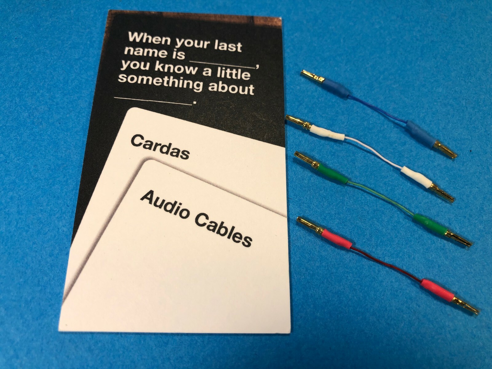 Cardas Headshell Leads (Set of 4) Cardas Wire/Tags/Quad Eutectic Solder