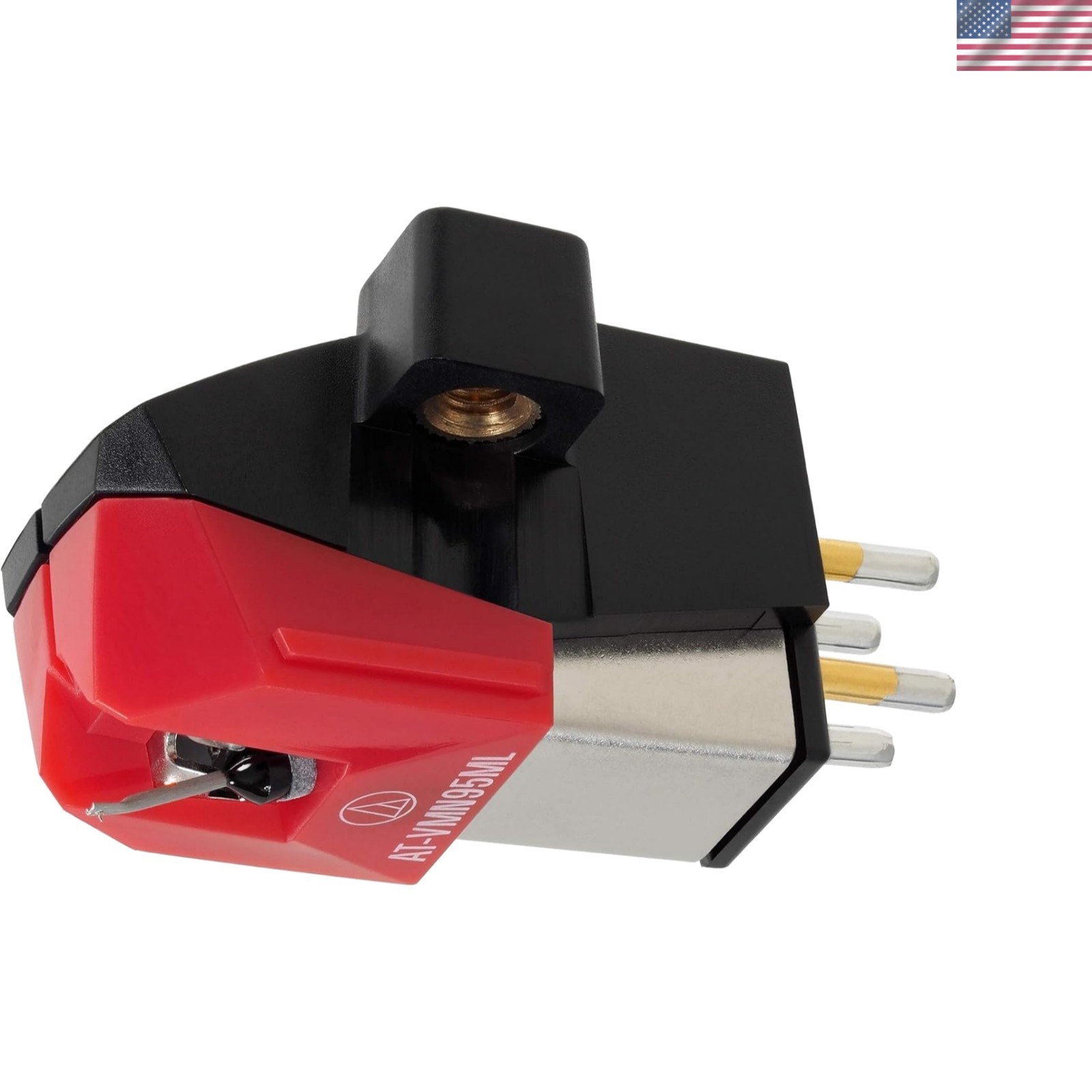 Audio-Technica AT-VM95ML Turntable Cartridge – Microlinear Stylus & Easy Setup
