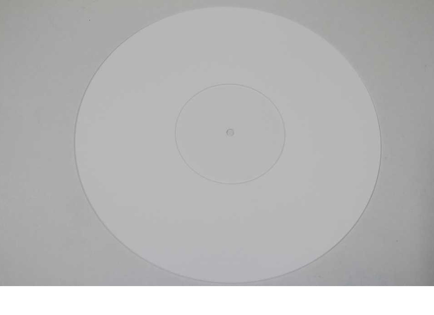 NEW WHITE Acrylic Perspex Turntable Mat Rega Linn Avid Pro-Ject VPI Music Hall