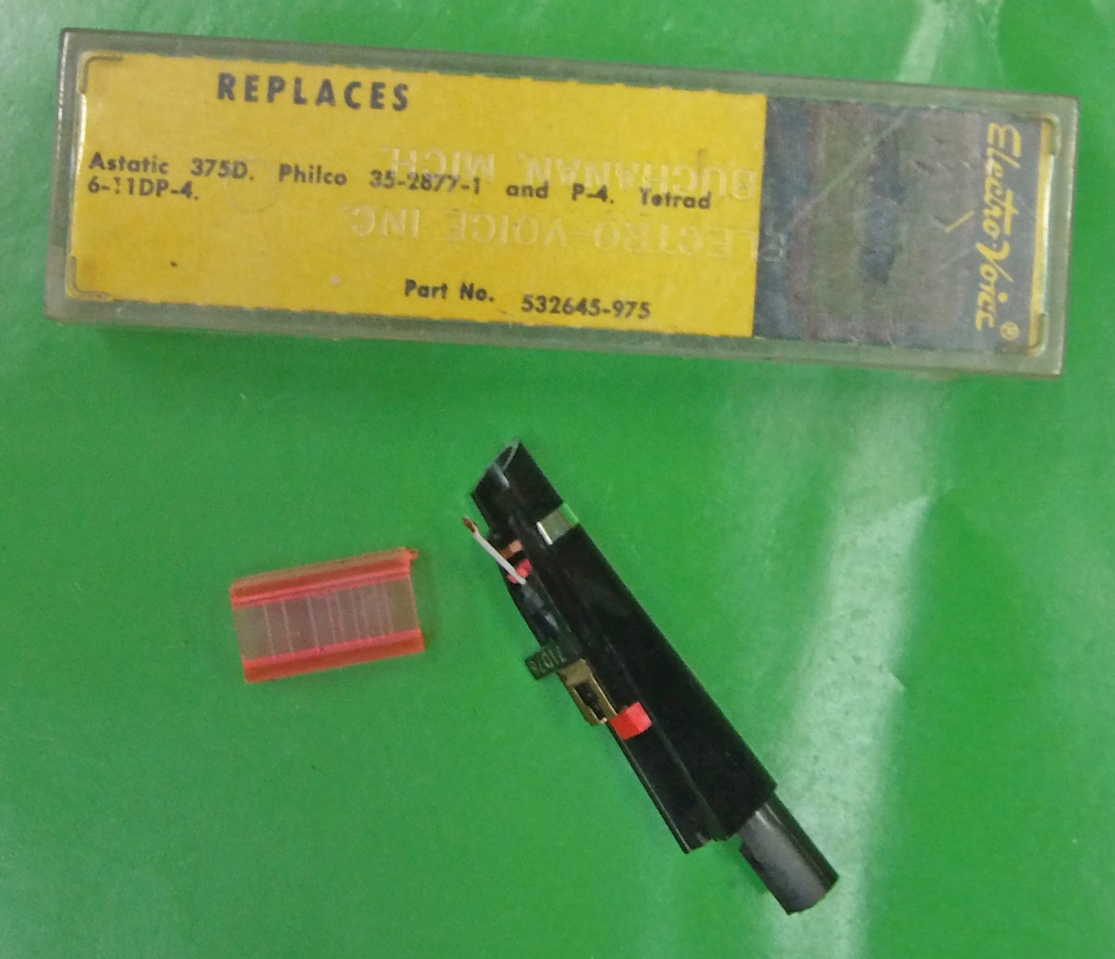 RECORD PHONOGRAPH CARTRIDGE EV 5115D Astatic 1201D 375D FOR PHILCO 35-2877-1