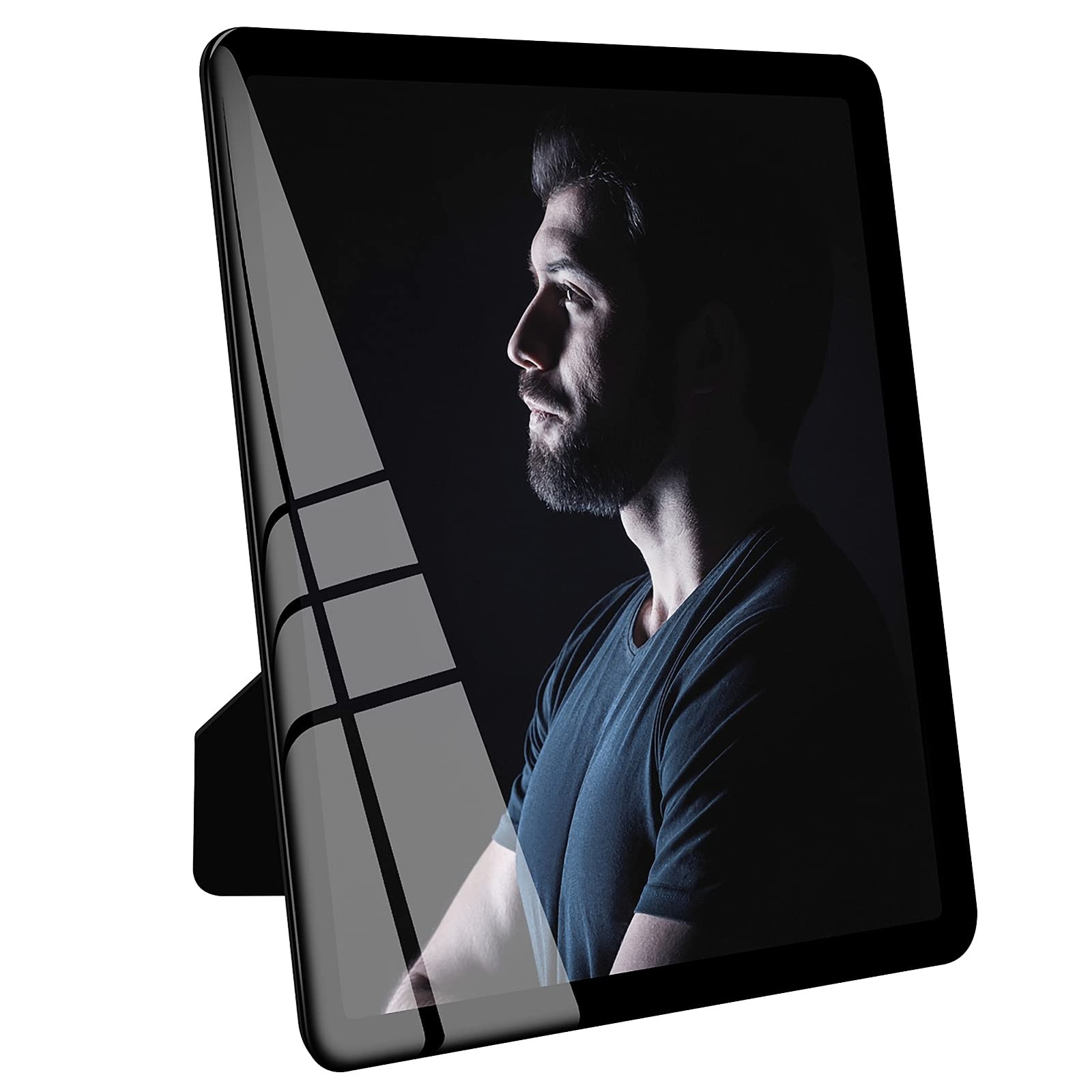 Bluesun 8×10 Picture Frame Black Standing can be Vertical （1 Pcs）,