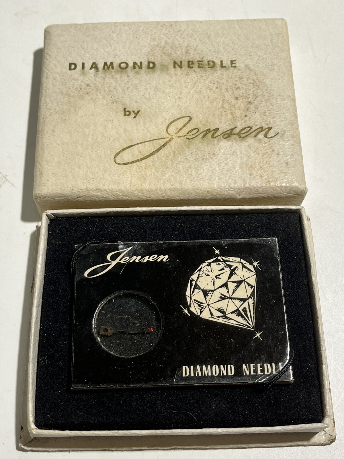 Vintage Phonograph Record Player JENSEN DIAMOND NEEDLE Jewel Tip Stylus CR55LPD