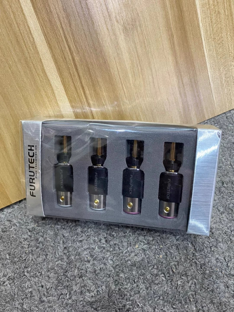 FURUTECH FT212(G) Gold Plated Speaker Banana Plug 4pcs Set