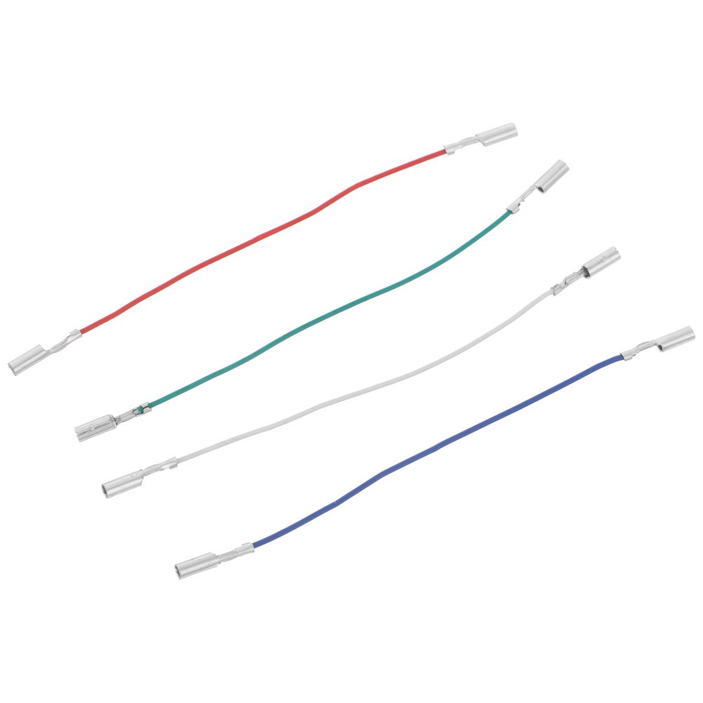 4Pcs Flexible Vinyl Turntable Cartridge Wires for Home Audio System Setup