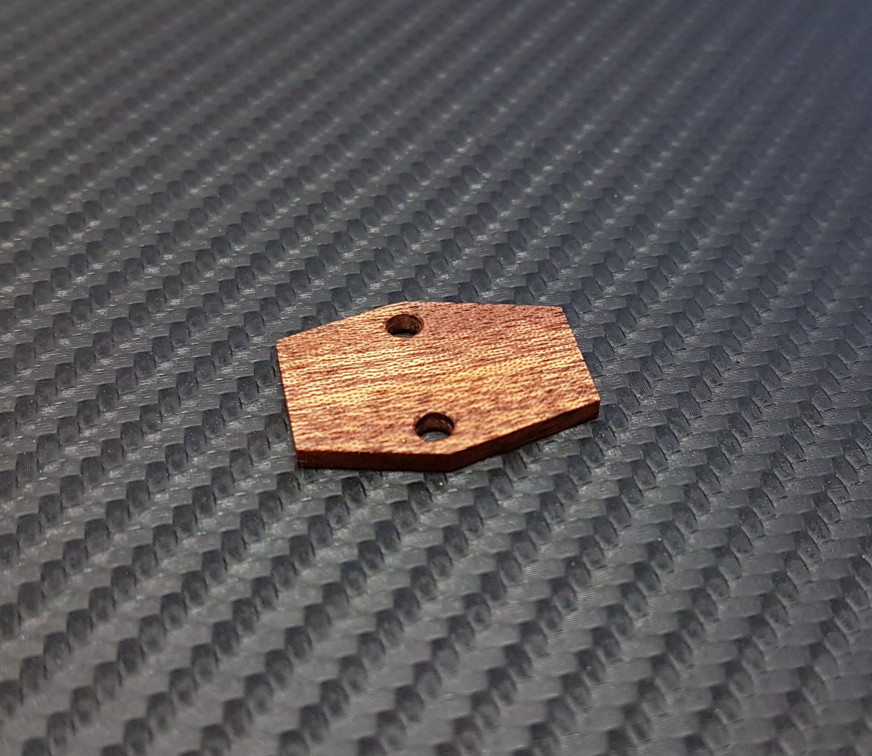 Spacer / Damper / Weight for GRADO Wooden Phono Cartridge – Mahogani Wood