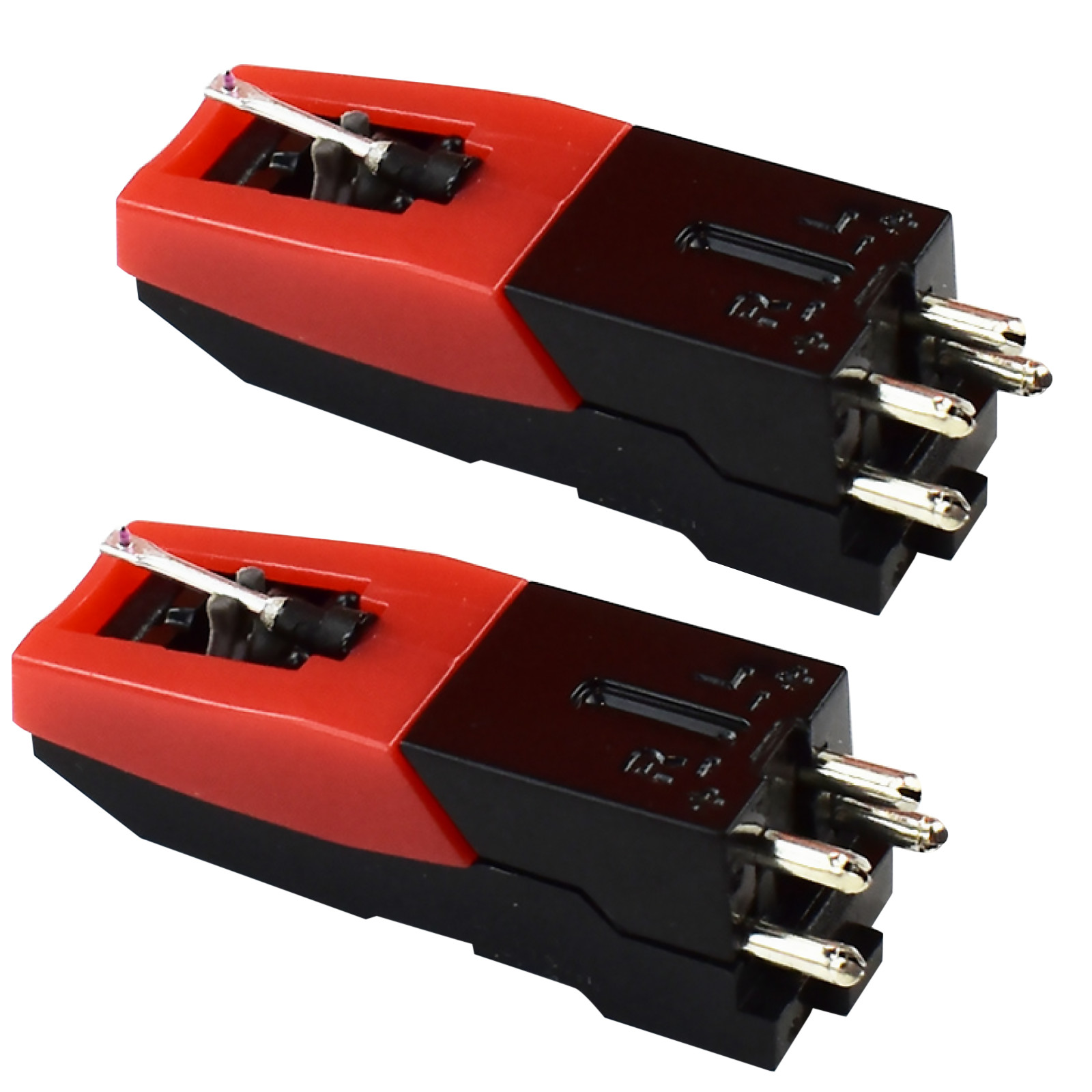 LP Vinyl Player Replacement Turntable Phono Ceramic Cartridge w/ Stylus 2PCS